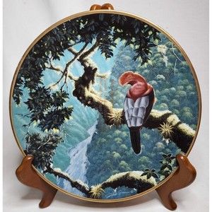 Lenox Tropical Bird Plate Miracles of the Rainforest Collection Vintage